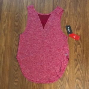 Moisture wicking elastic back sports tank. NWT